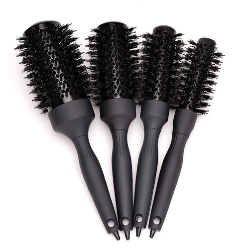 Round rolling brush hair men - round,