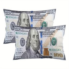 2Pcs Large 12x20" US Dollar