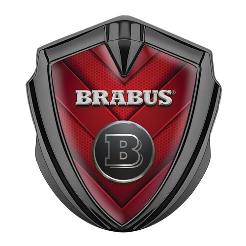 Brabus metal emblem badge - brabus,
