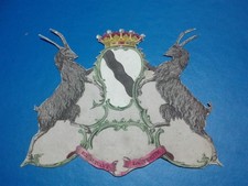 EARLY 19th CENTURY ENGRAVING - ' WALLOP , EARL OF PORTSMOUTH ' - COAT OF ARMS