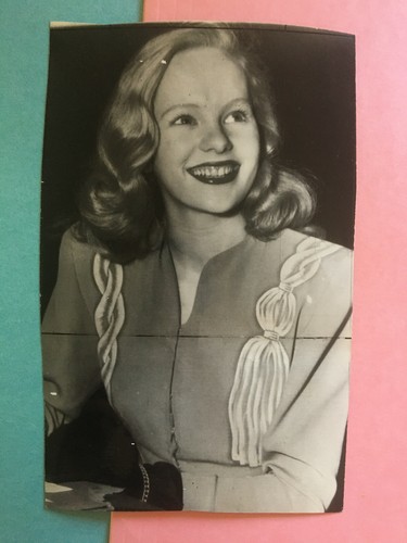 Peggy cummins 1945 original - cummins,