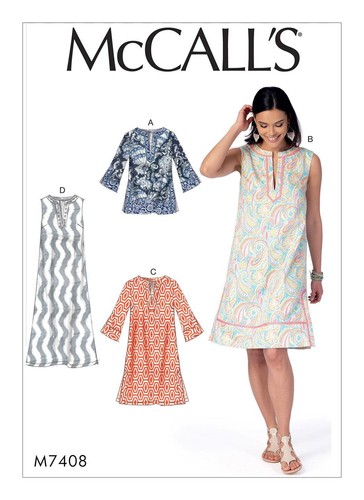 Mccalls sewing pattern m7408 - mccalls,