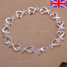 925 Sterling Silver plt Heart