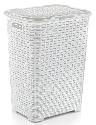 Corner plastic laundry basket - corner,