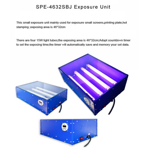 Exposure unit for screen - uv,