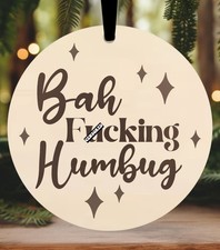 Rude Christmas Bauble Funny