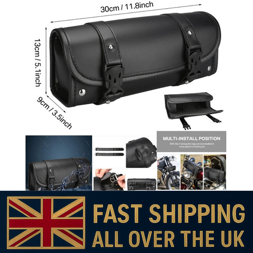 Motorcycle saddle bag - motorcycle, pu