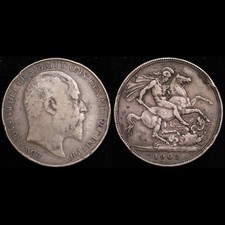 Great Britain. Edward VII, Crown. 1902