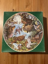Vintage 1975 Waddingtons Birds Of Prey 500 Piece Circular Jigsaw Puzzle RSPB