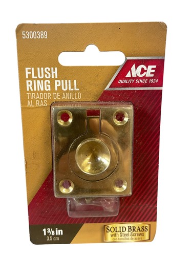 Ace solid brass - 1-3/8", flush