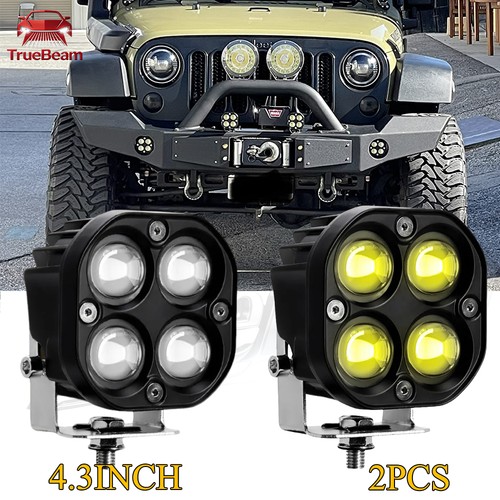 Yellow white led work light - white,