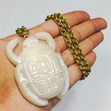 Unique handmade scarab pendant