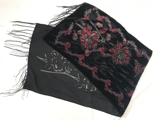 Vintage 90s black velvet - vintage,