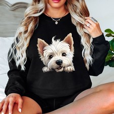 Westie Dog Terrier Animal Womens Sweatshirt Pet Owner Jumper