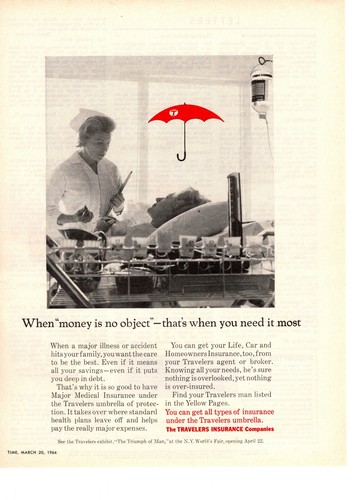 1964 travelers umbrella - travelers,