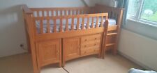 M&S Hastings Sleep Station/Cabin Bed - Solid Pine - Matress Included