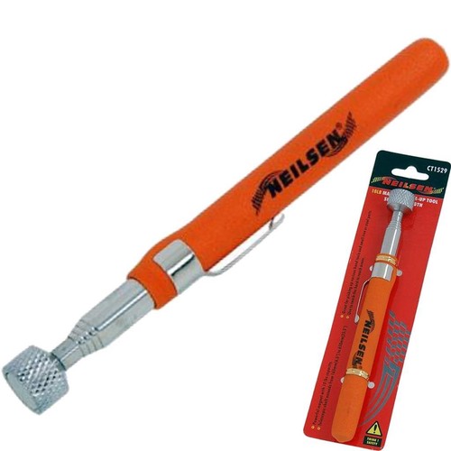Telescopic magnetic pick - pick, up