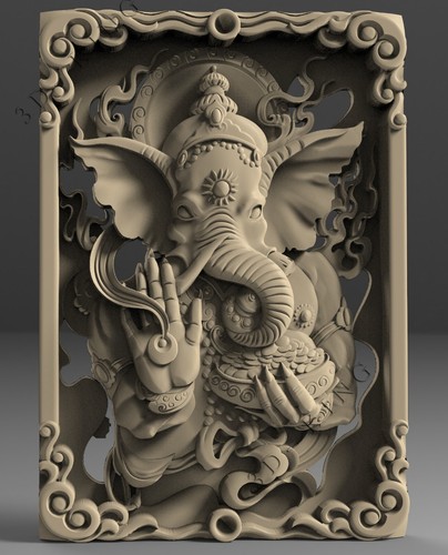 Stl model god ganesha for - god, 3