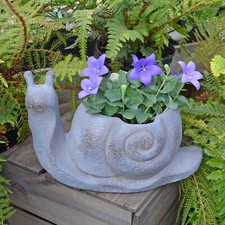 UNUSUAL "SNAIL PLANTER" in