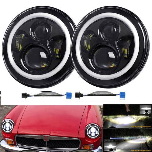 Pair inch round led - 7",