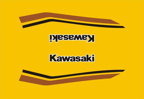 Kawasaki km100 1978 decal - km100,