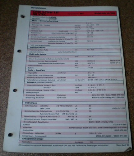 1995 honda civic 5dr - 1995,