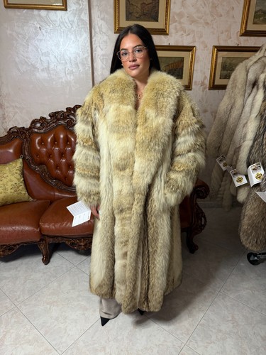 Coyote fox fur coat - fur,