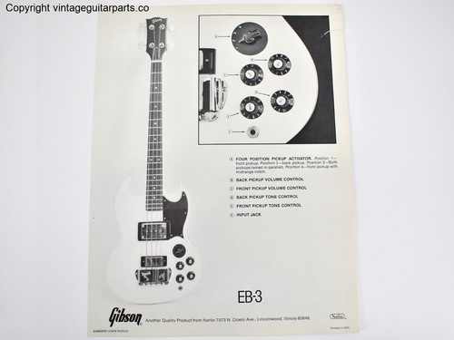 1978 gibson bass promo - 1978,