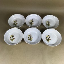 Kernewek Goonhavern Stoneware Vintage Replacement Set of 6 Cereal Bowls