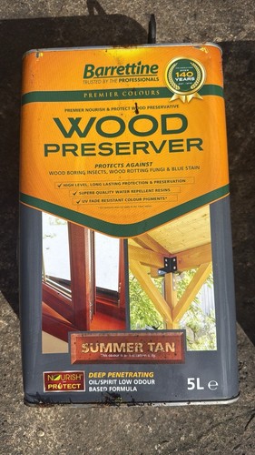 Barrettine wood preserver - wood,