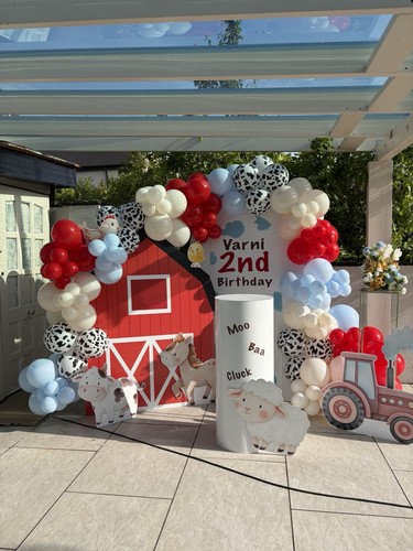 Farm themed balloon decoration - farm,
