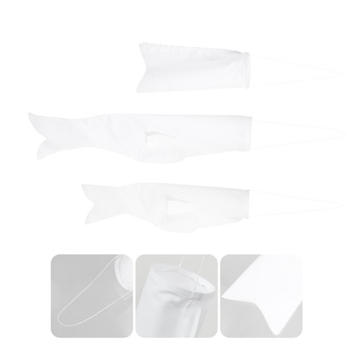 3pcs diy carp windsock - carp,