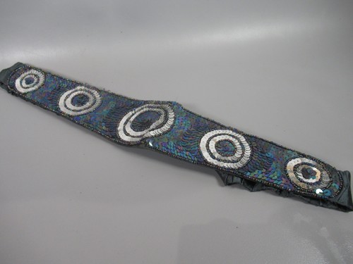 Vintage sequin waspie - sequin,