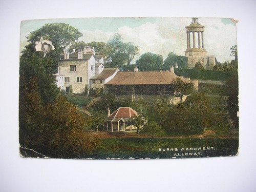 Ayr postcard burns - ayr, burns'