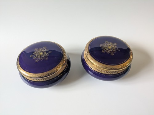 Vintage limoges blue - 2,