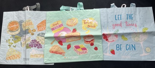 Tesco shopping bags new cheese - shopping,
