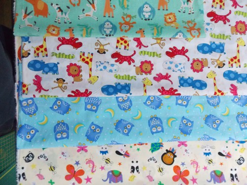 Animals 100 cotton fabric - animals, 100%