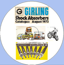 GIRLING SHOCK ABSORBERS CATALOGUE CARS & MOTORCYCLES 1950-1973