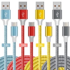 For Samsung Galaxy A14, A15, A25, A55, A35 5G Fast USB Charger Charging Cable