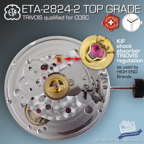 Movement automatic eta 2824 - automatic, 2824-2