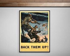 WW2 Propaganda Poster Back