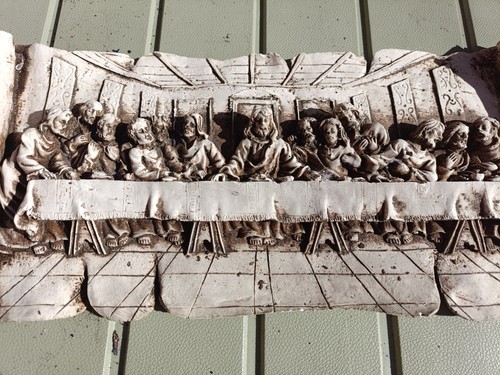 Vintage last supper wall - vintage, supper"