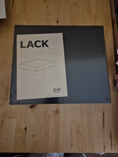 Ikea lack shelf black x - black,