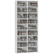 CD Storage Tower White