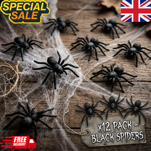 Realistic plastic spiders - realistic,