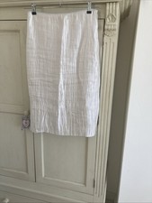 Nicole Farhi Ivory Crinkle