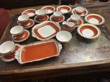 Antigue Aynsley Tea,coffee,cake ,plate,sugar Bowl,creamer 