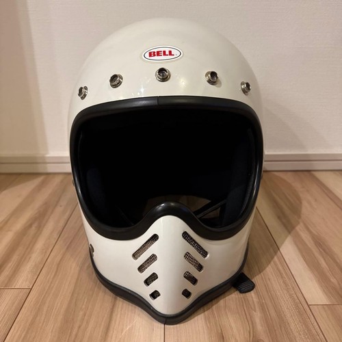 Bell moto white full - moto-3,