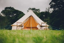 4m Bell Tent 285gsm 100% Natural Canvas
