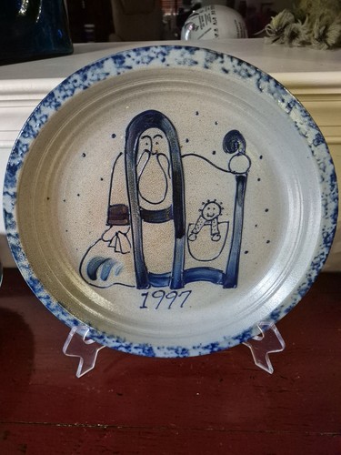 Vtg 1997 eldreth pottery - eldreth, salt
